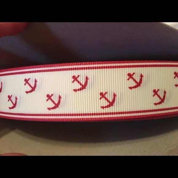 5/$24 grosgrain Ribbon 7/8” 5 yards anchor sail - Picture 5 of 9